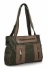 Torebka Damska Shopper Bag firmy Hernan 3892-1 Zielona/Ziemista